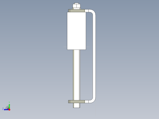 自動滑動張力器-(SUS製)AST-SUS-3D多系列多零件图纸模型右视缩略图