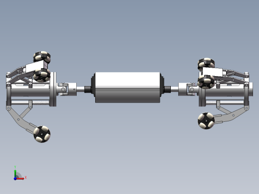 电缆管道检测机器人设计含三维图==646683==400dw前视缩略图