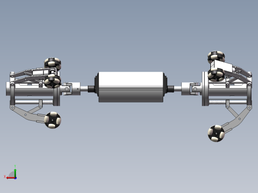 电缆管道检测机器人设计含三维图==646683==400dw后视缩略图