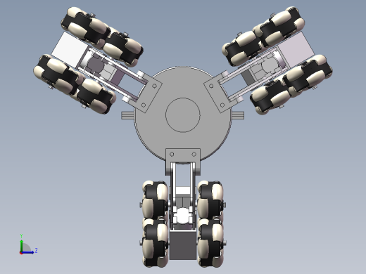 电缆管道检测机器人设计含三维图==646683==400dw左视缩略图
