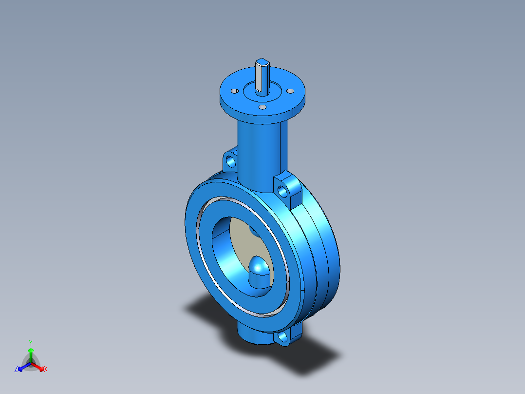 阀门模型WD71X-D_[80]主视图
