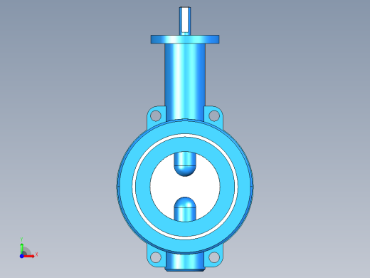 阀门模型WD71X-D_[80]前视缩略图