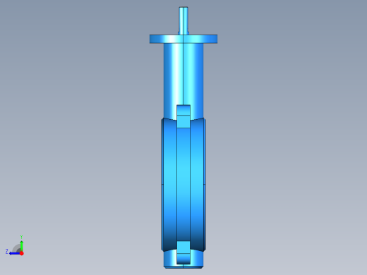 阀门模型WD71X-D_[80]右视缩略图