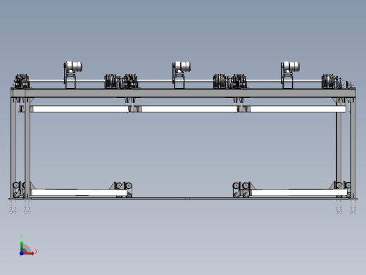 2X3轿车升降横移式立体车库设计含三维二维说明书完整设计资料486435前视缩略图