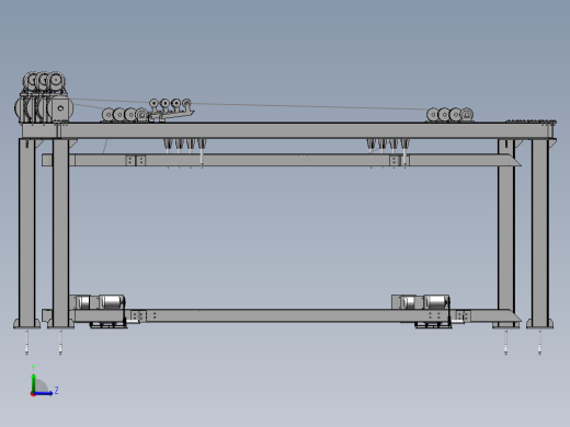 2X3轿车升降横移式立体车库设计含三维二维说明书完整设计资料486435左视缩略图