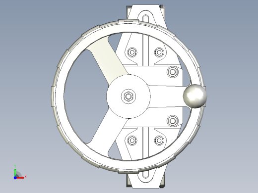 手动滑阀前视缩略图