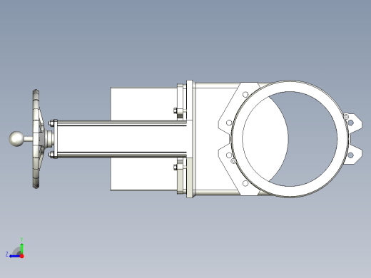手动滑阀右视缩略图