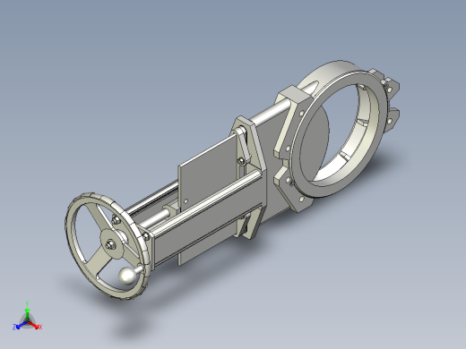 手动滑阀正等轴测缩略图