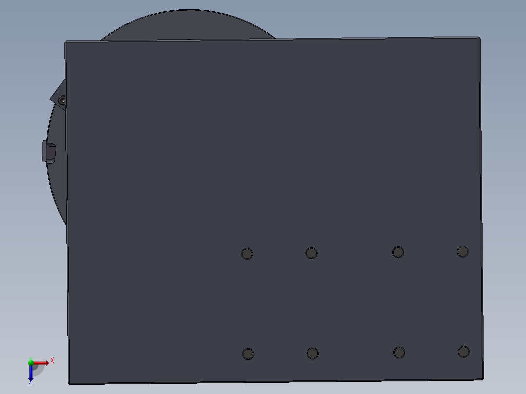 精密震动送料盘俯视图