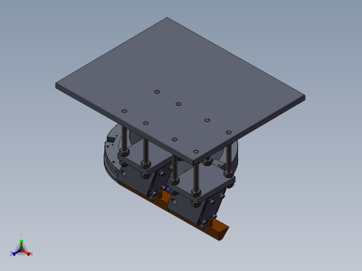 精密震动送料盘正等轴测缩略图