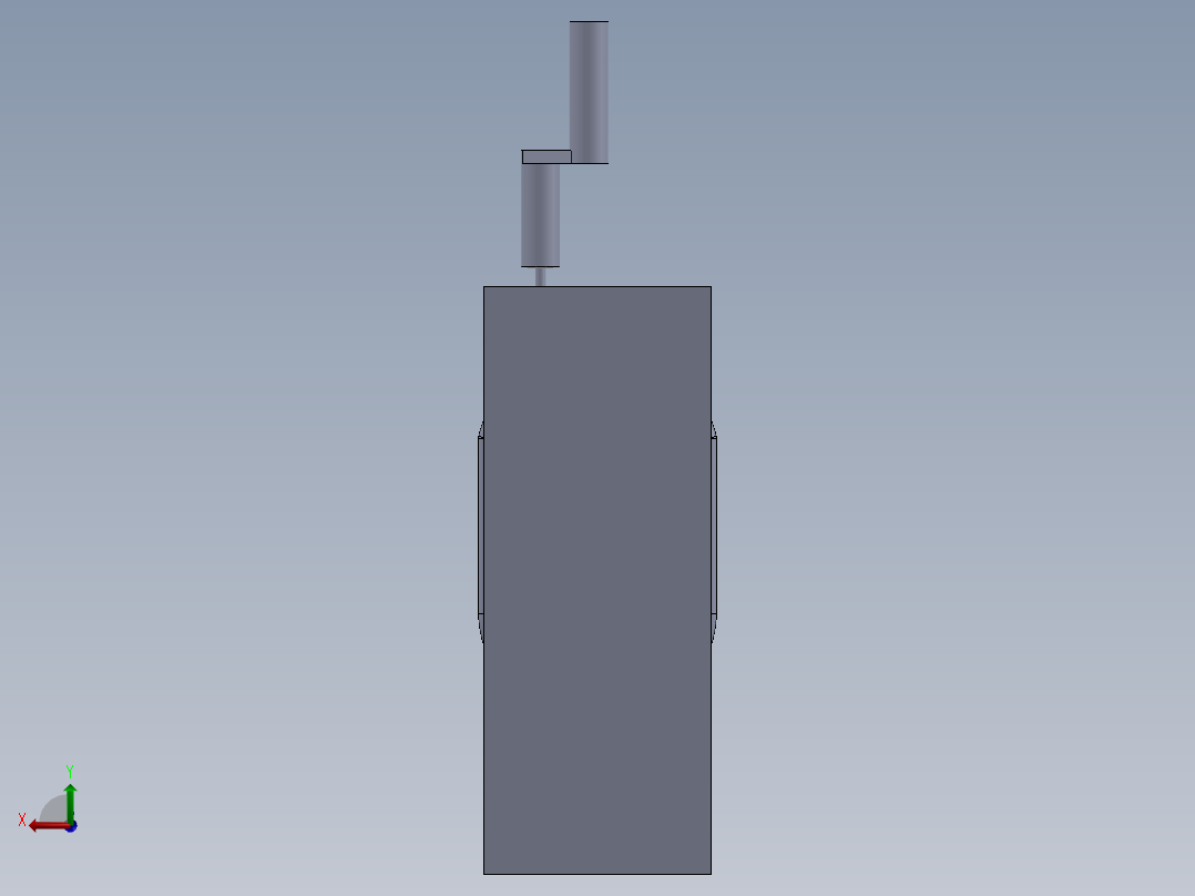 曲柄摇杆玩具打印后视图