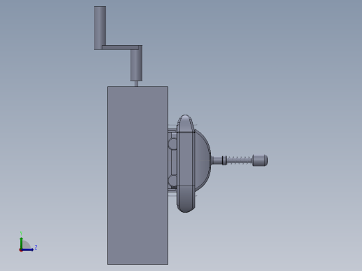 曲柄摇杆玩具打印左视缩略图