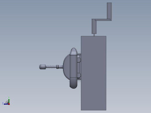 曲柄摇杆玩具打印右视缩略图
