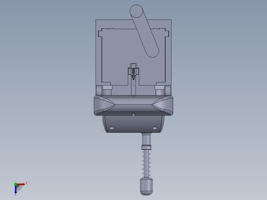 曲柄摇杆玩具打印俯视缩略图