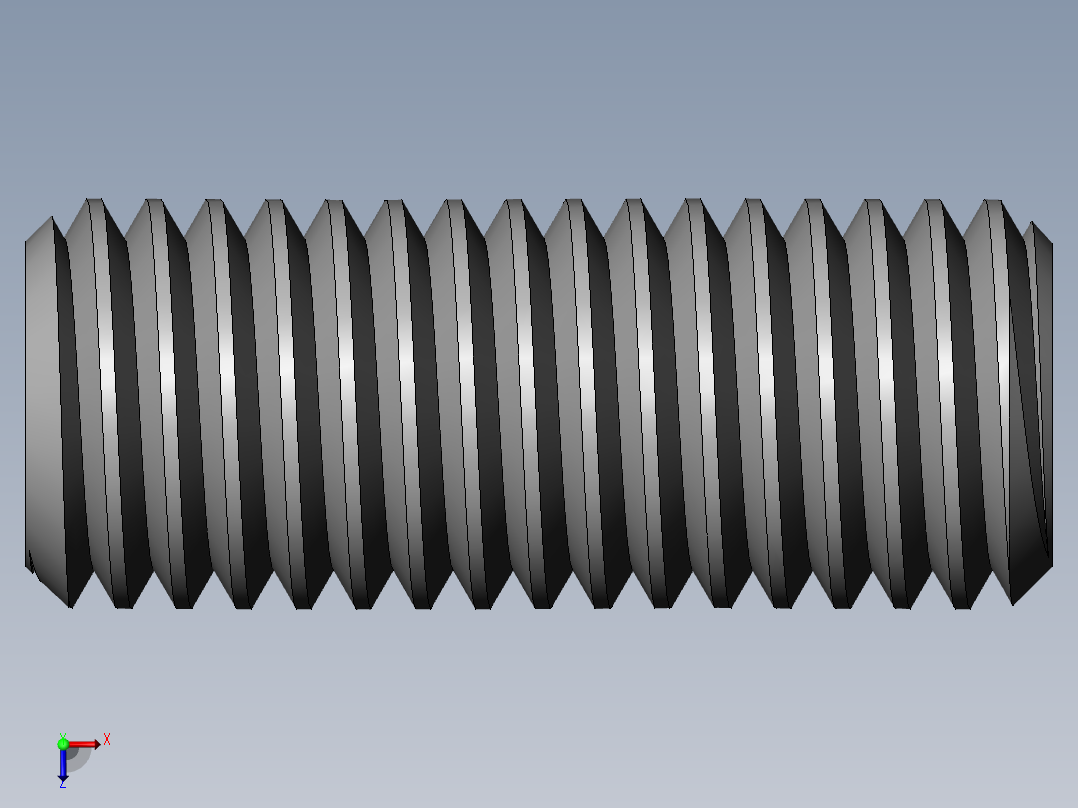 DIN 913-ISO 4026 固定螺钉-M12 L=30.SLDPRT俯视图
