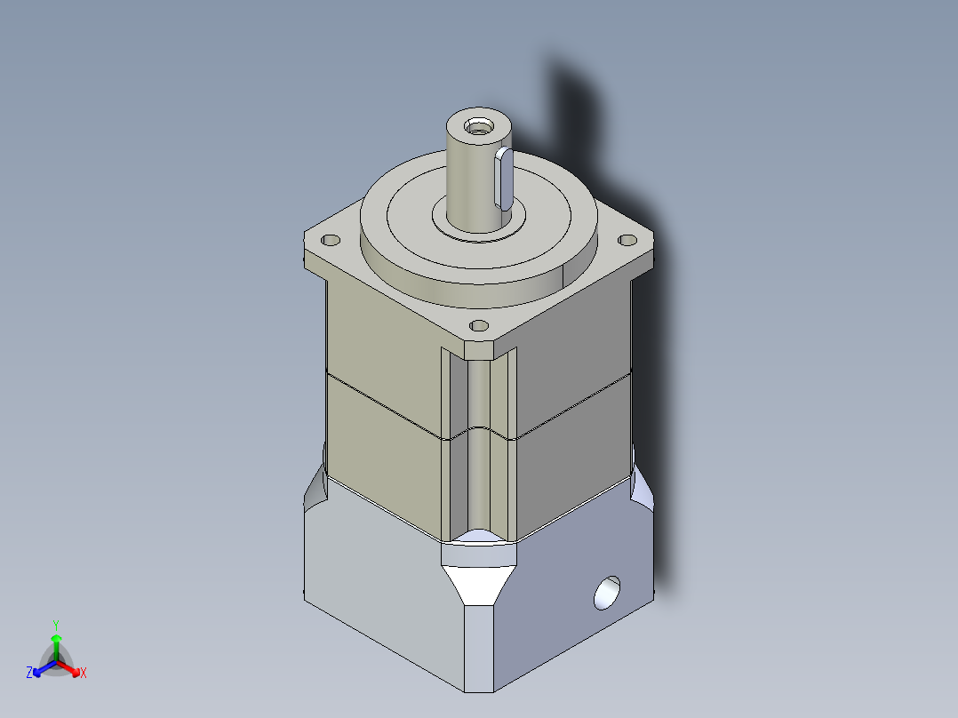斜齿PGH090-L2 19-70-90-M6-6B.STEP主视图