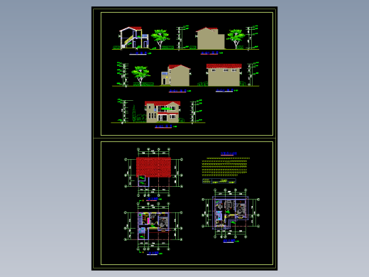 小户型农宅方案