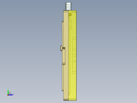 JG1-C笔记本CNC工装夹具三维模型-点胶治具-211221左视缩略图