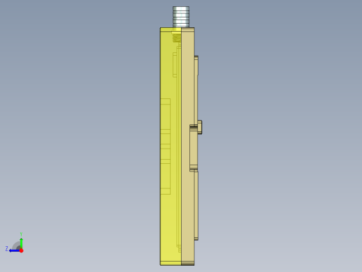 JG1-C笔记本CNC工装夹具三维模型-点胶治具-211221右视缩略图