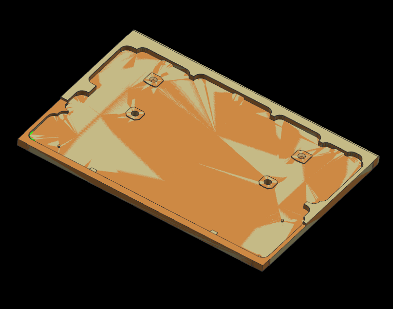 铝板开粗程序模型