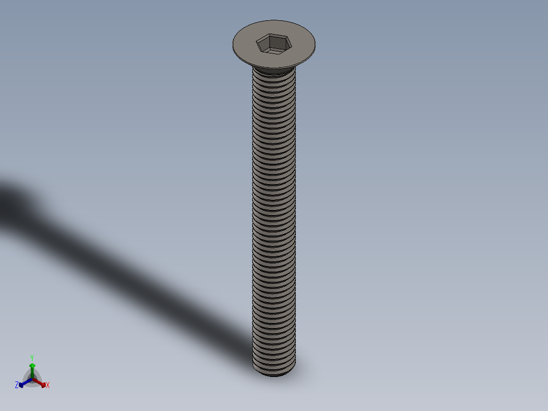 Screw_ISO_10642_M12x110_A2正等轴测图