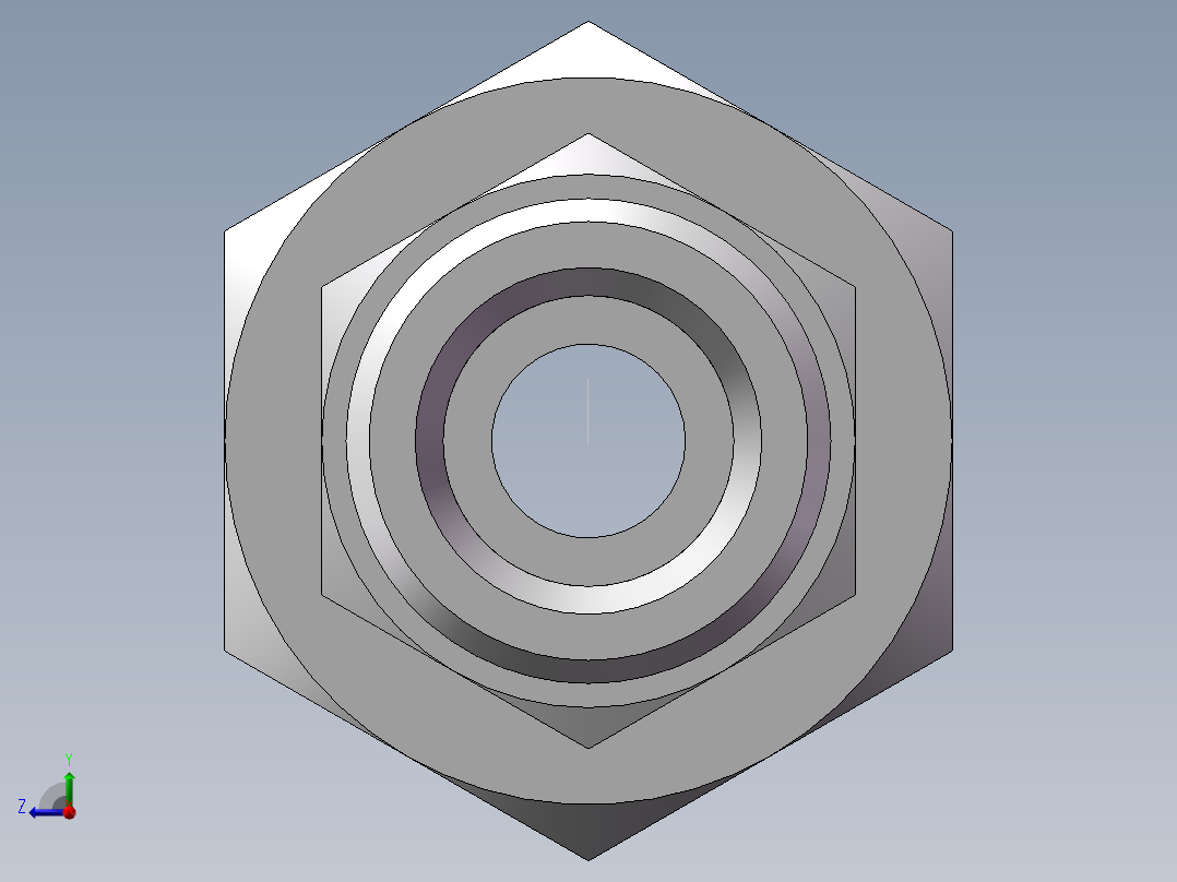 直通变径接头、2D-20-24右视图