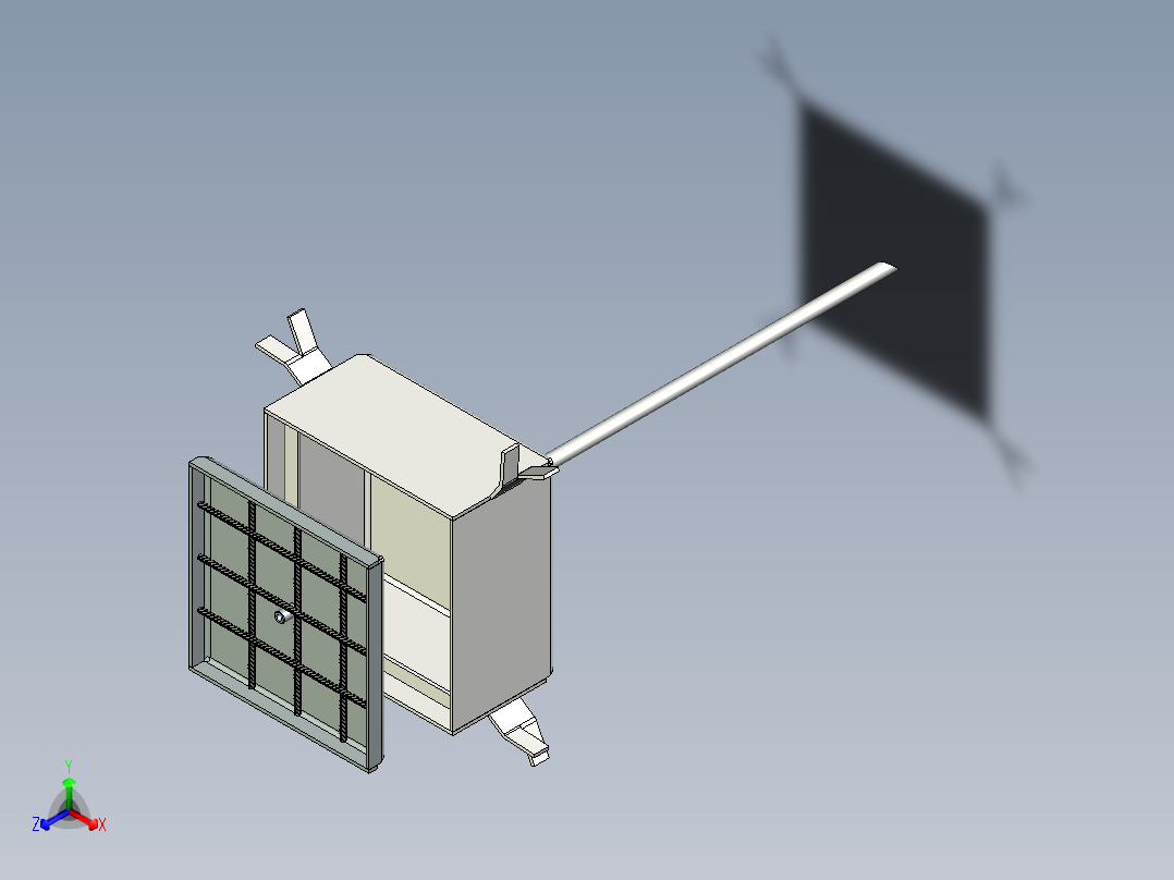 A0002757-混凝土桥梁用不锈钢电动轴箱正等轴测图