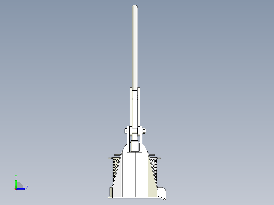 橄榄压榨机左视图