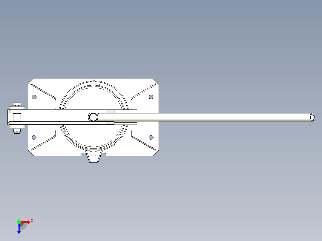 橄榄压榨机俯视图