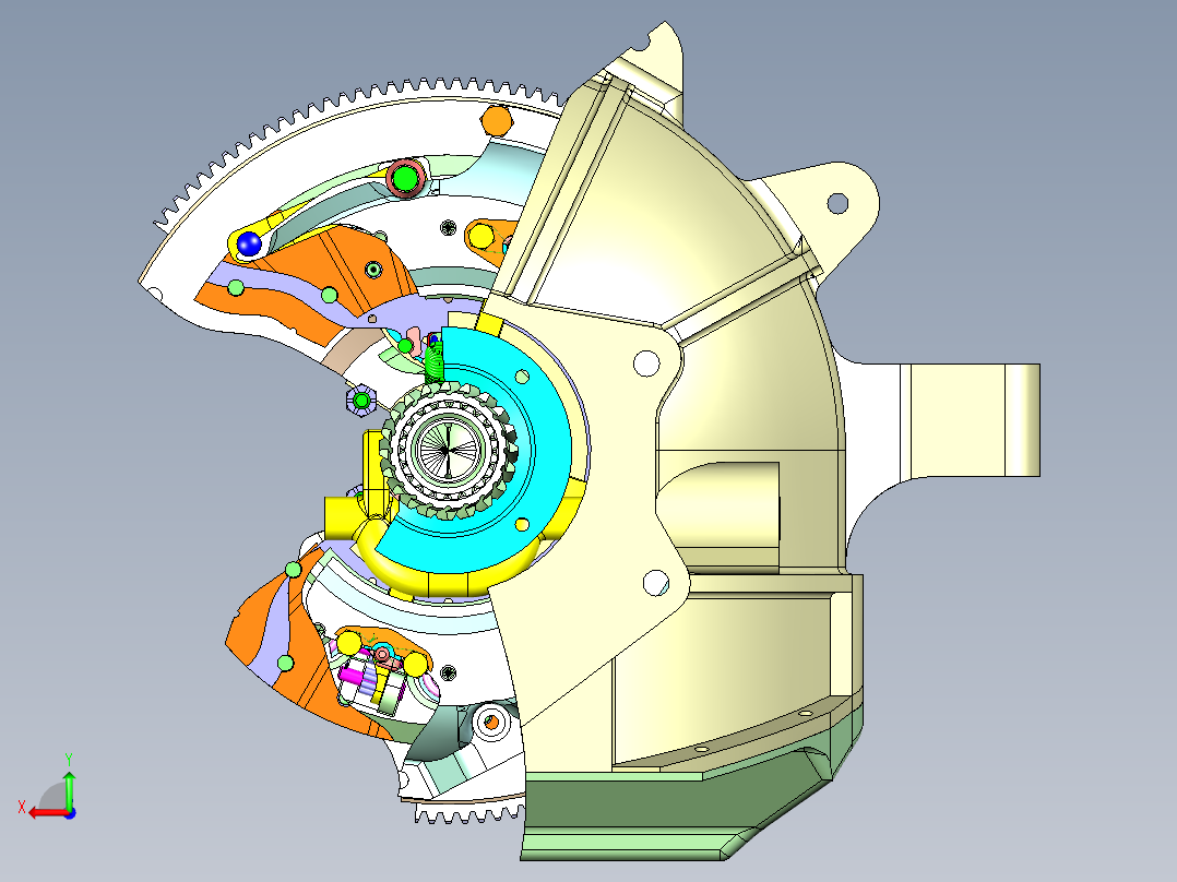 吉尔130汽车离合器后视图