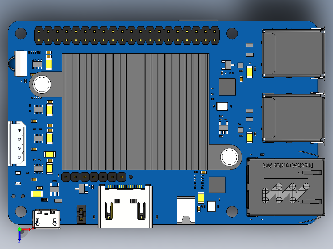 电路板、主板(231)俯视图