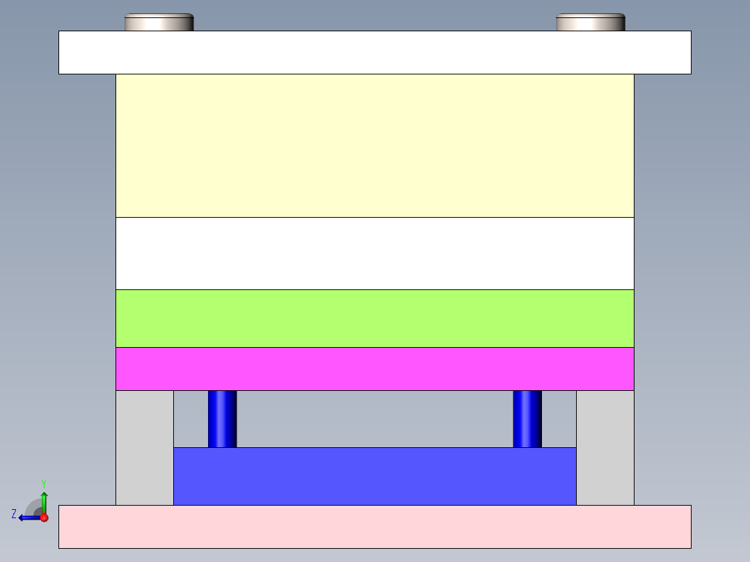 注塑模具、模具(144)右视图