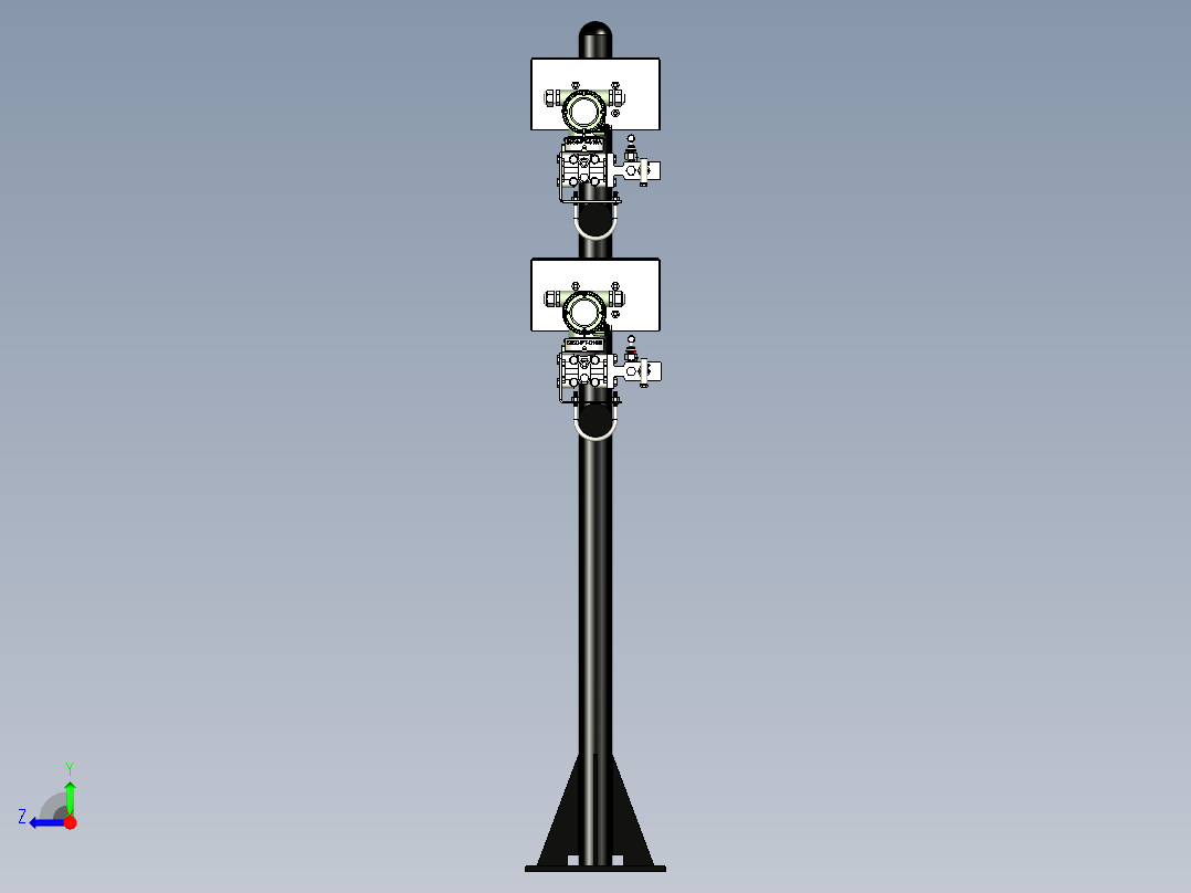 A0003397-2-压力变送器 安装管支架右视图