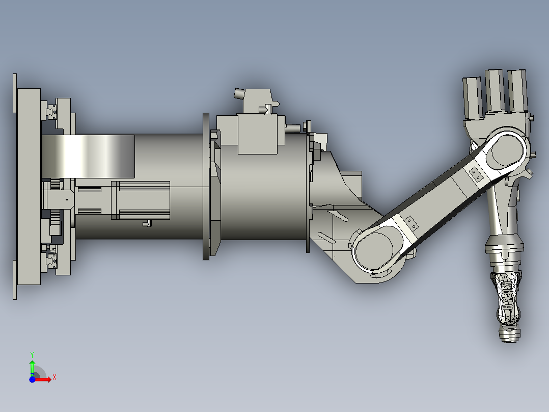 库卡KR6机器人行走机构-798607--100前视图