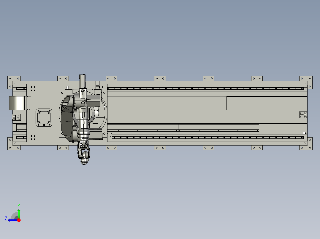 库卡KR6机器人行走机构-798607--100右视图