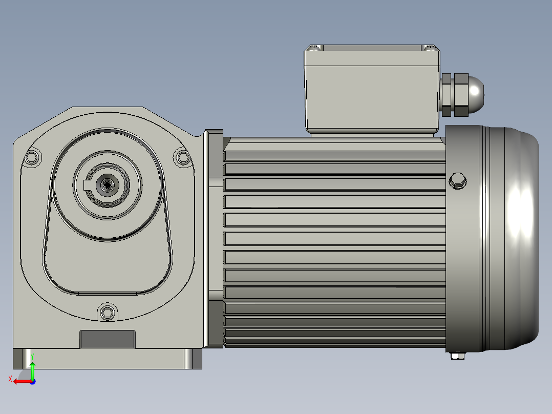SZG22H-200W-30S-L-Z-F-J山藤减速电机后视图