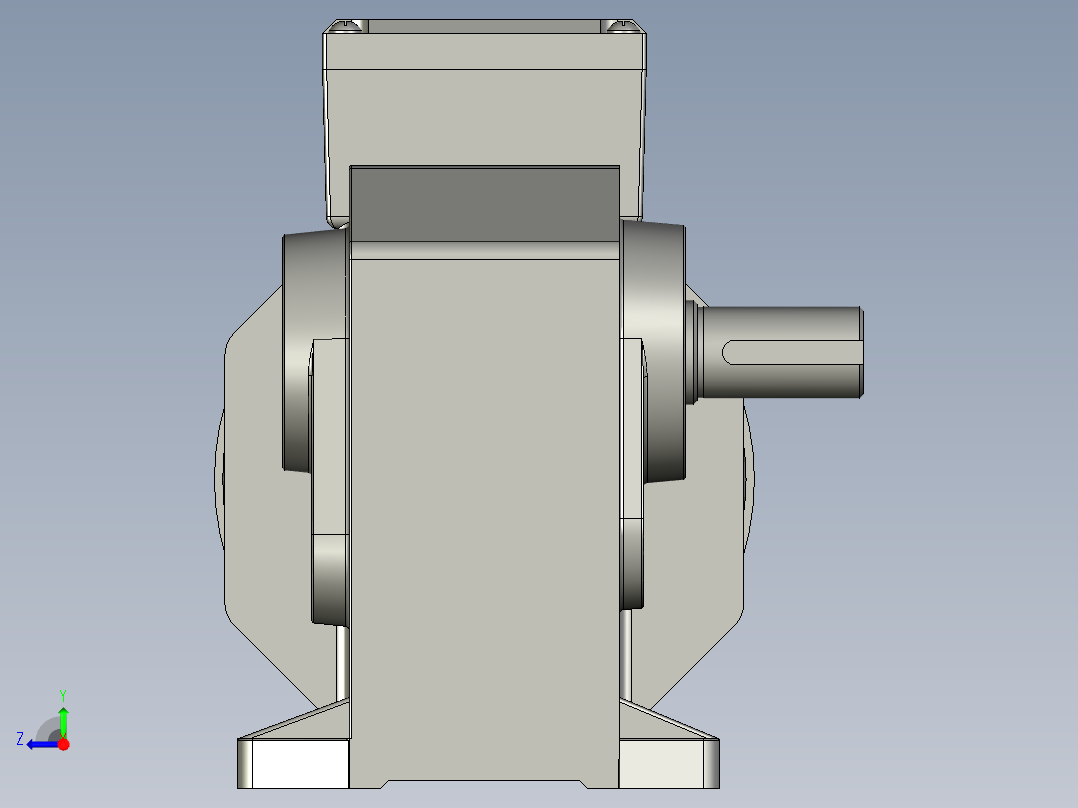 SZG22H-200W-30S-L-Z-F-J山藤减速电机右视图