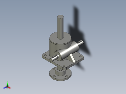 机制双排砖生产设备设计-升降装置