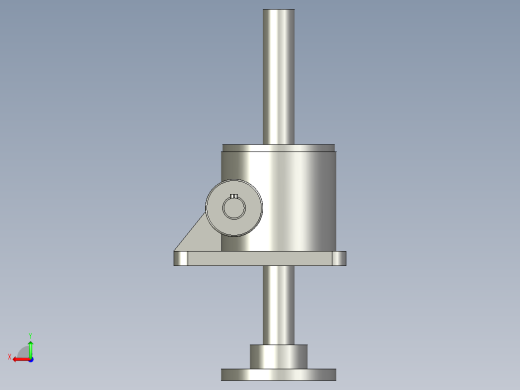 机制双排砖生产设备设计-升降装置后视缩略图