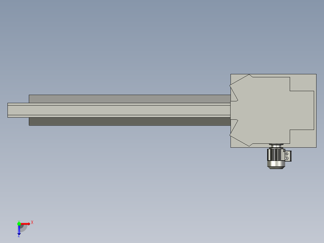连续性焊接的超声波塑料焊接机俯视图