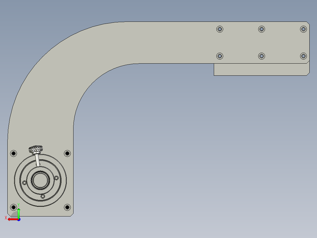 全自动铜膜天线切割检测自动化生产线S2d01-014原料收放组件后视图