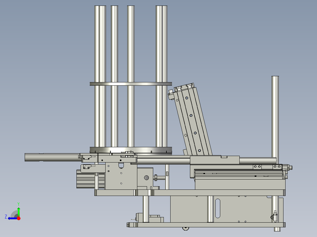充电接口检测自动化设备设计-A104STNB5000-打磁铁-V1右视图