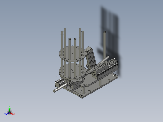 充电接口检测自动化设备设计-A104STNB5000-打磁铁-V1正等轴测缩略图