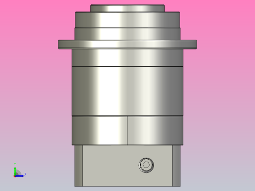 JHF090-L2 19-80-100-M6法兰盘斜齿轮行星减速机左视缩略图