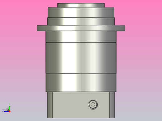 JHF090-L2 19-80-100-M6法兰盘斜齿轮行星减速机右视缩略图