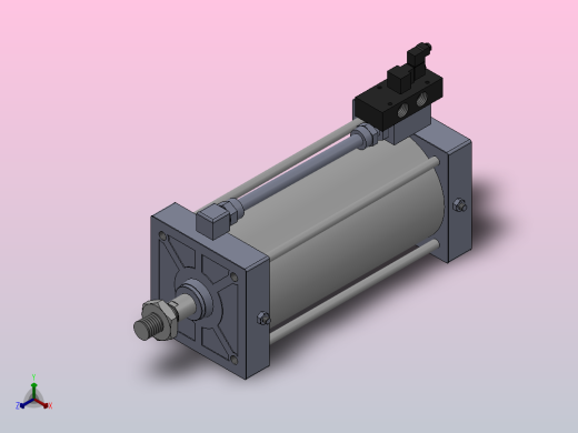 10A-5V系列无给油润滑气缸(通电时推式)[10A-5 SD 250 B 400 SD]