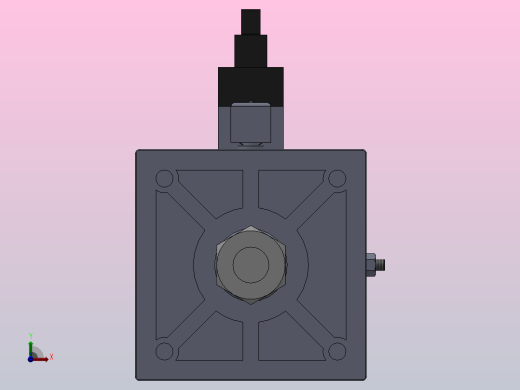10A-5V系列无给油润滑气缸(通电时推式)[10A-5 SD 250 B 400 SD]前视缩略图