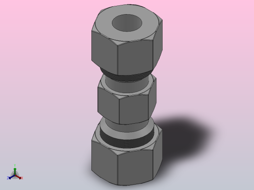 SKU 联管直二通卡套接头[SKU 08]