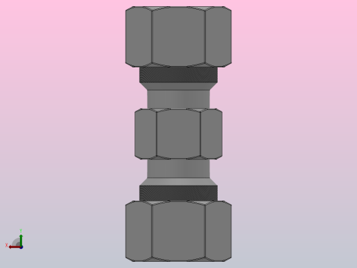 SKU 联管直二通卡套接头[SKU 08]后视缩略图