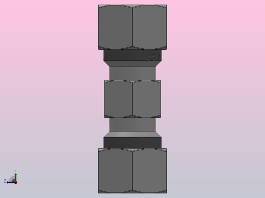 SKU 联管直二通卡套接头[SKU 08]右视缩略图